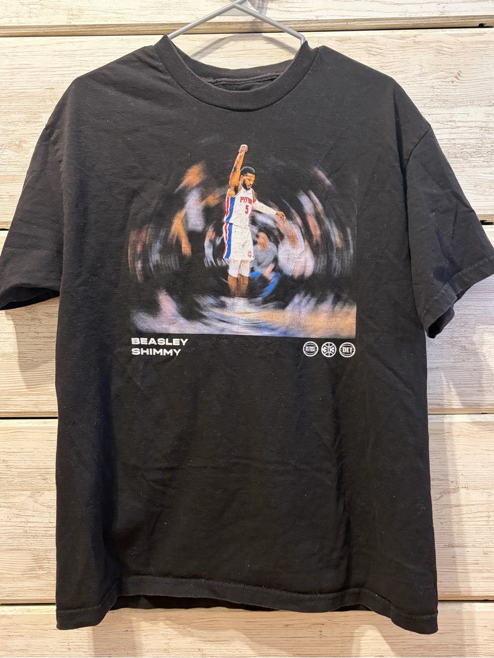 Beasley Shimmy Black Graphic Tee